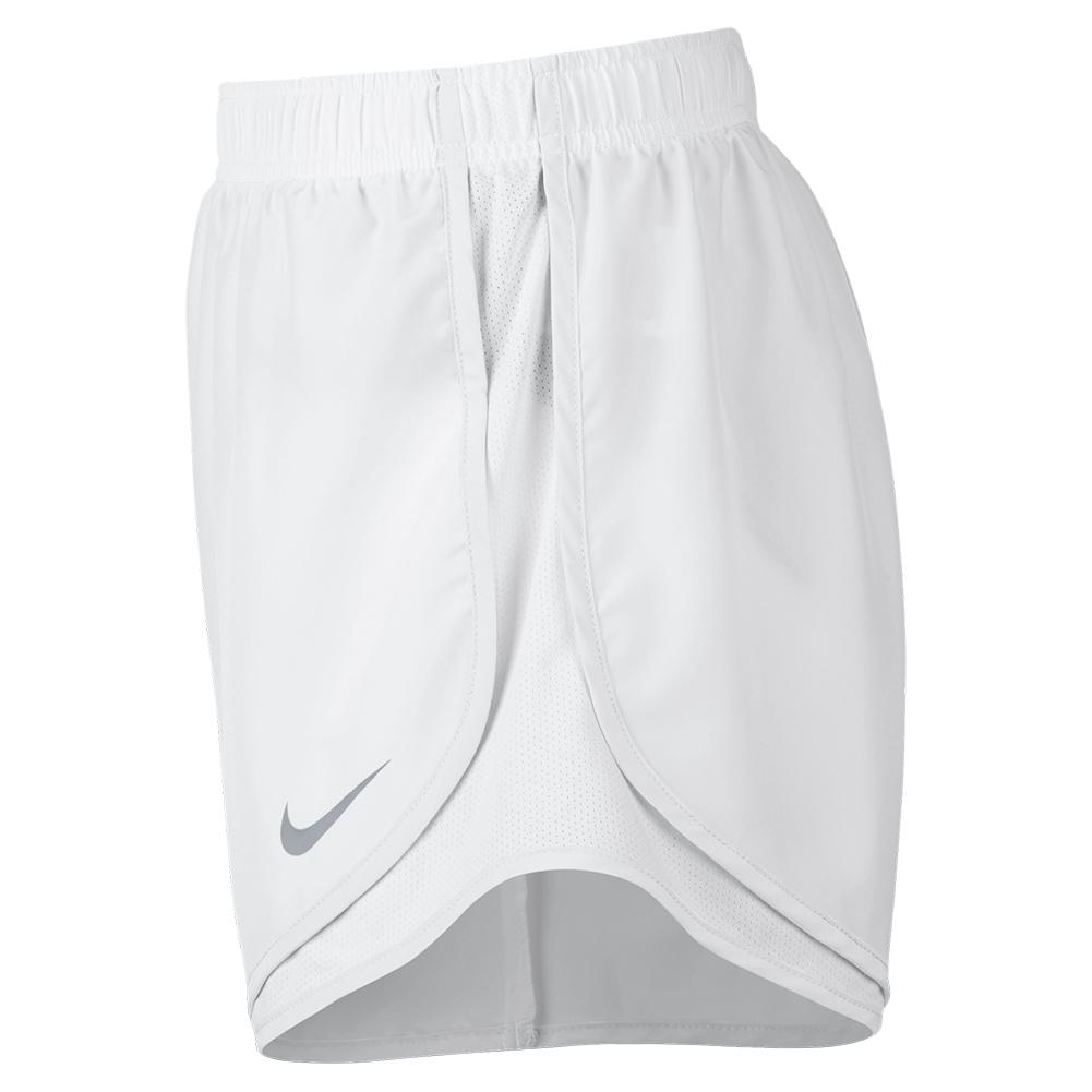 Nike Women's Dri-Fit Tempo Running Shorts (Game Royal/White, Large