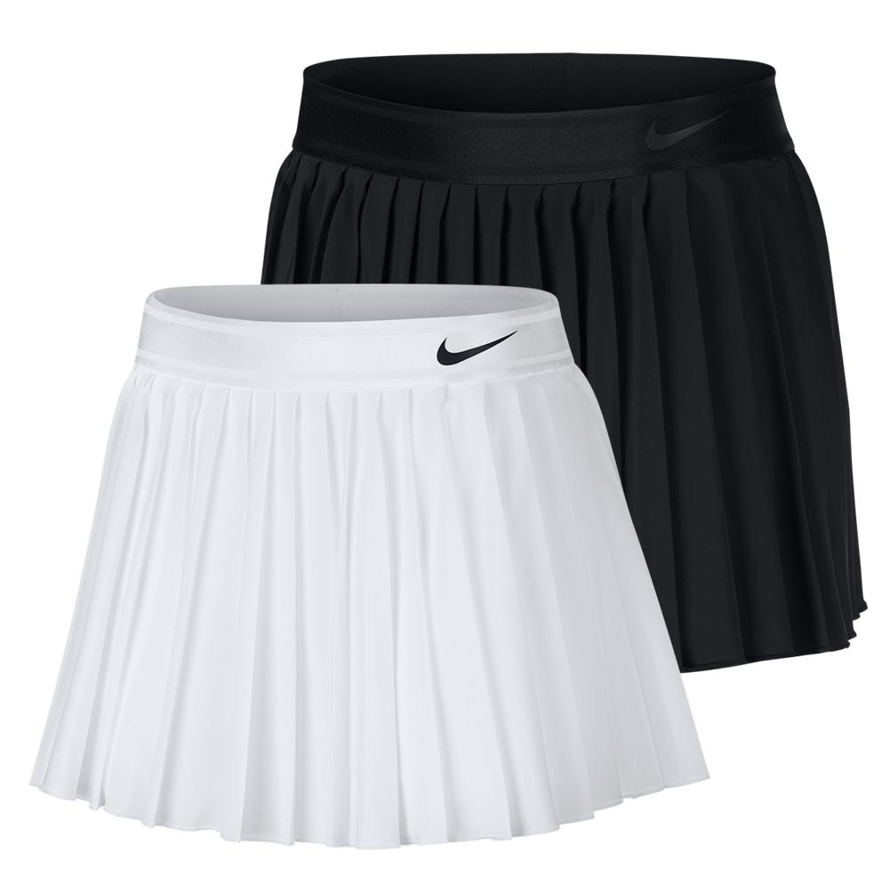 nike white victory tennis skirt