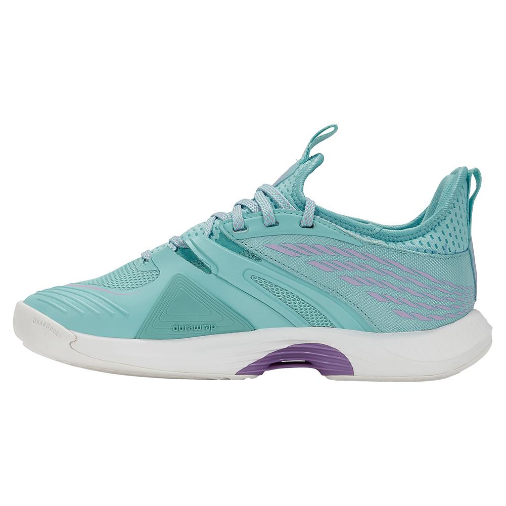 K-Swiss Women`s SpeedTrac Tennis Shoes Angel Blue and Brilliant White
