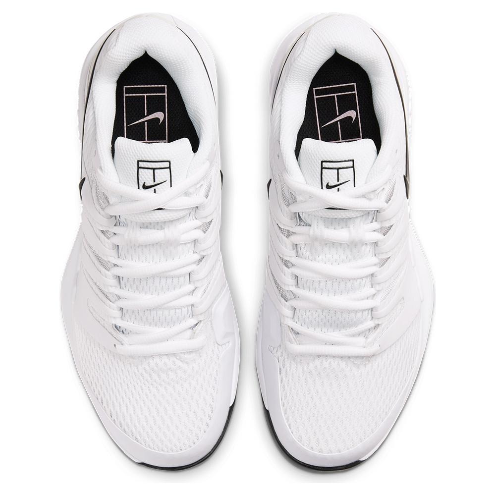nike women's air zoom vapor x tennis shoes white and black