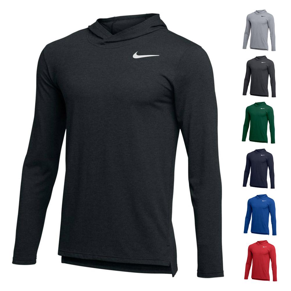 Nike Men`s Hyper Dry Hooded Long Sleeve 