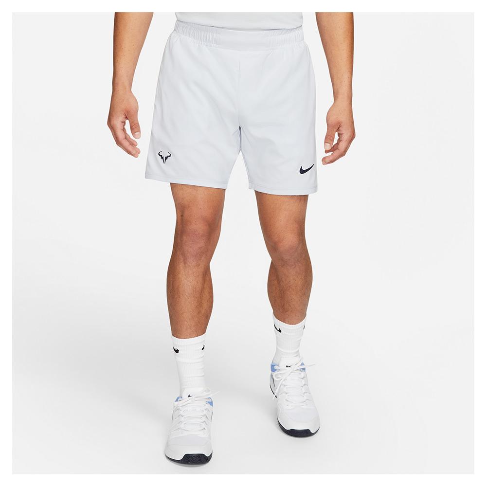 Nike Men's Rafa Court Dri-Fit Tennis Shorts in Football Gray and Barely ...