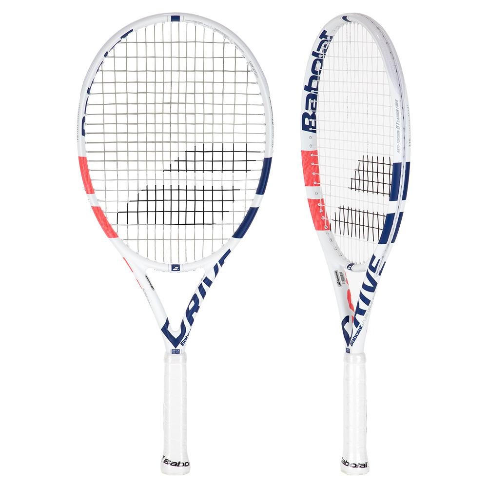 Babolat Pure Drive Junior 25 White Tennis Racquet | Tennis Express