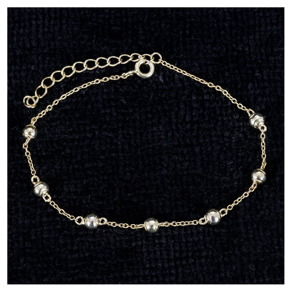 40 Love Jewelry Miniature Tennis Ball Bracelet Gold