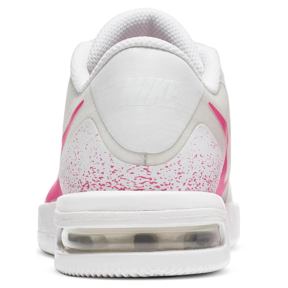 Nike Women`s Air Max Vapor Wing MS Tennis Shoes White and Laser Fuchsia ...