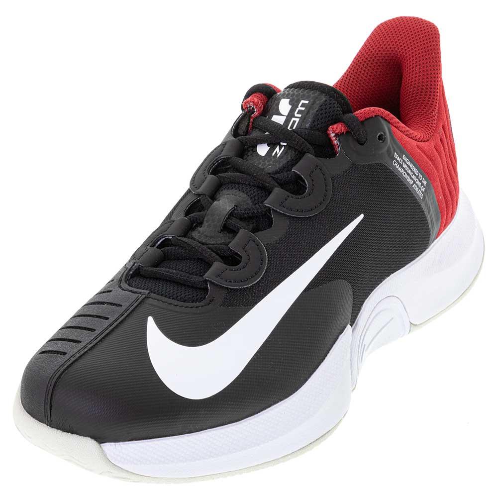 Nike Men`s Air Zoom GP Turbo Tennis Shoes Black and White