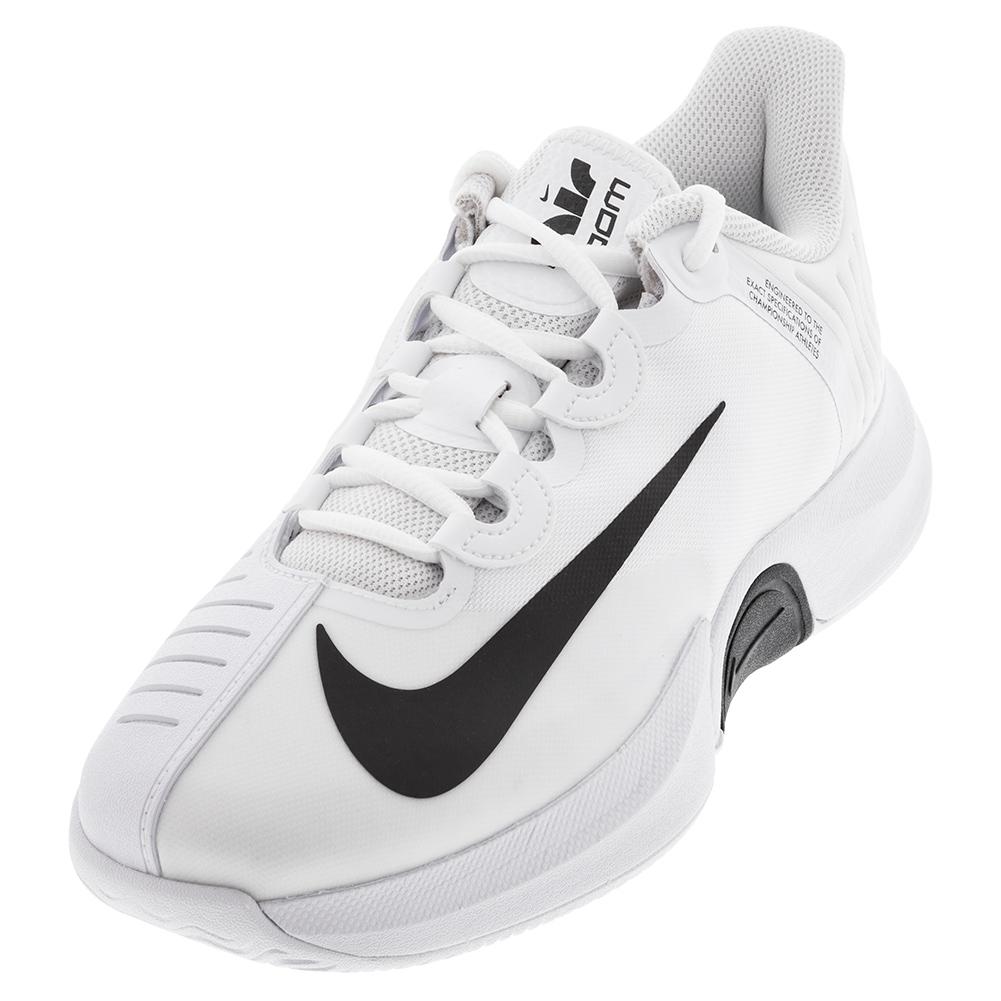 NikeCourt Air Zoom GP Turbo Men`s Tennis Shoes White & Black