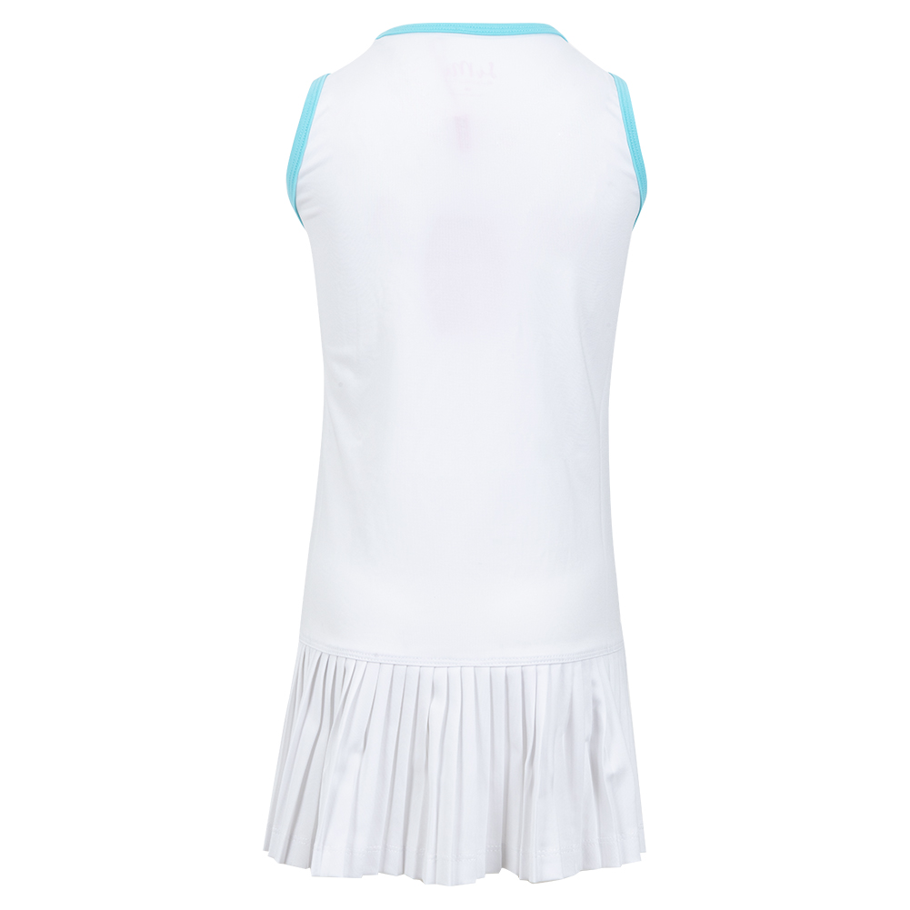 Little Miss Tennis Girls` Mini Pleat Tennis Dress