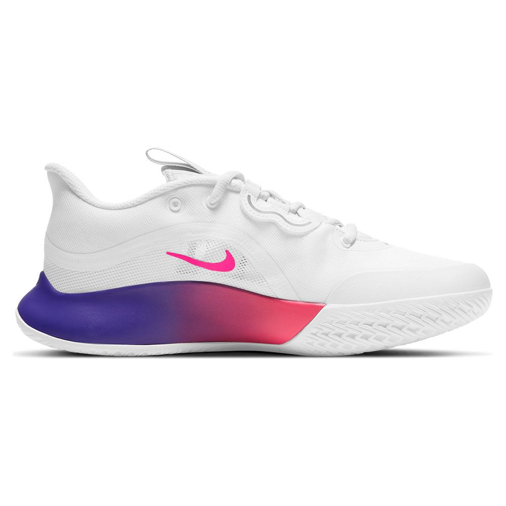 Nike Women`s Air Max Volley Tennis Shoes White & Hyper Pink