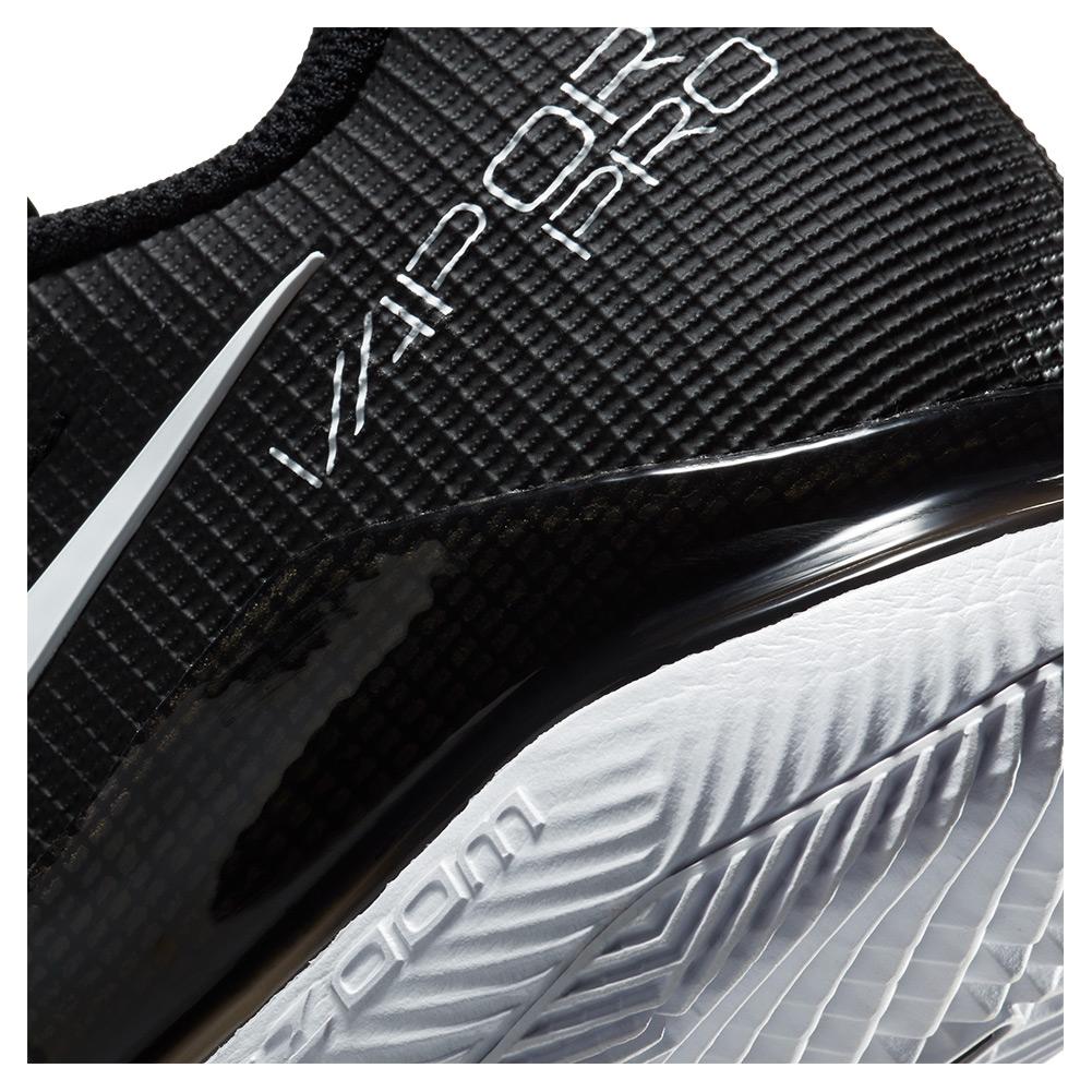 NikeCourt Men`s Air Zoom Vapor Pro Tennis Shoes Black and White ...