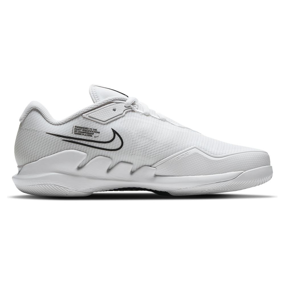 NikeCourt Men`s Air Zoom Vapor Pro Tennis Shoes White and Black ...