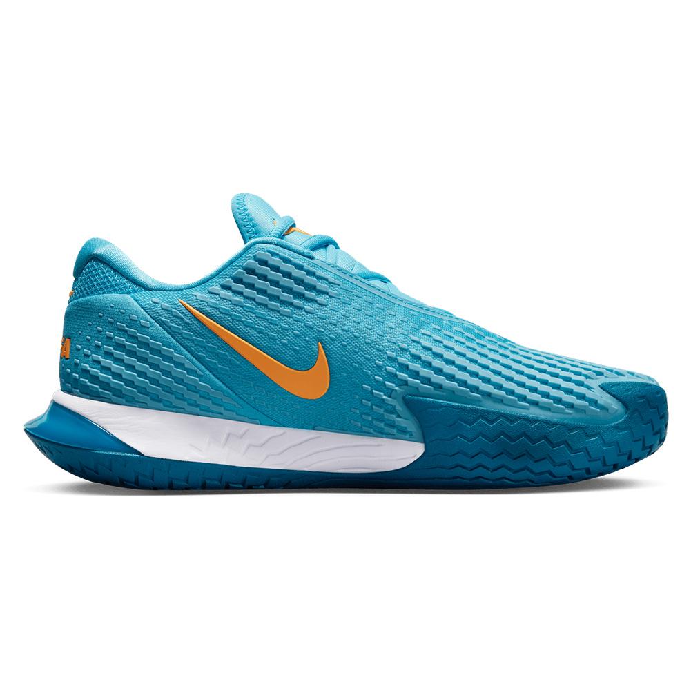NikeCourt Men`s Rafa Zoom Vapor Cage 4 Tennis Shoes Baltic Blue and ...