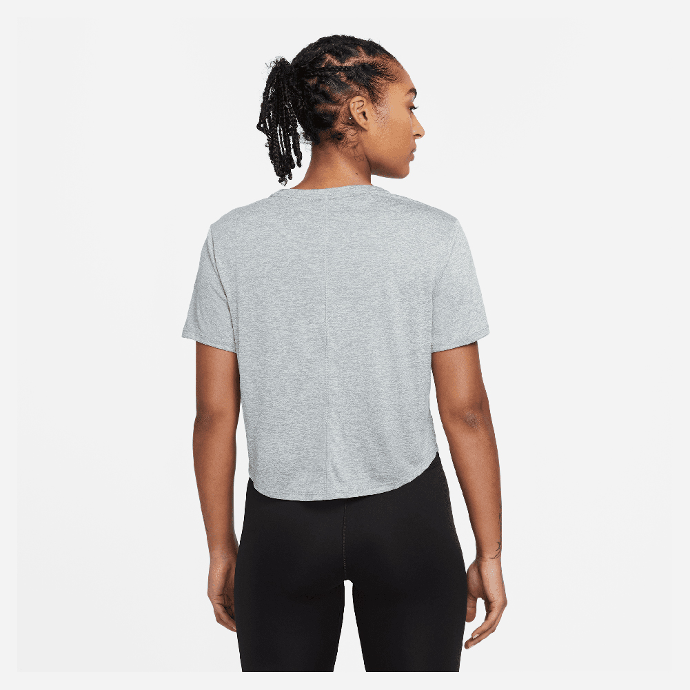 Nike Women`s Dri-FIT One Standard Fit Short-Sleeve Cropped Top