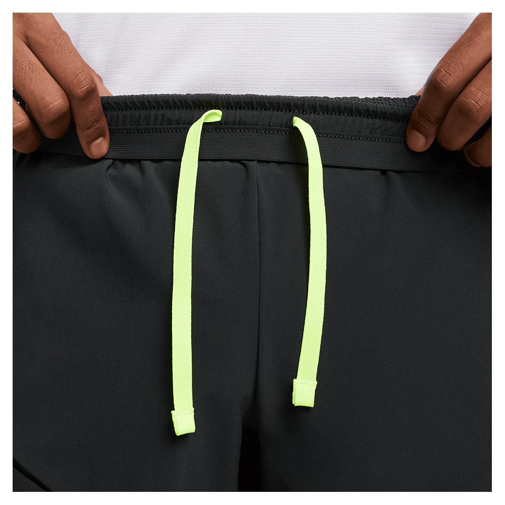 Nike Men`s Rafa Court Dri-FIT ADV 7 Inch Tennis Shorts Off Noir and Volt