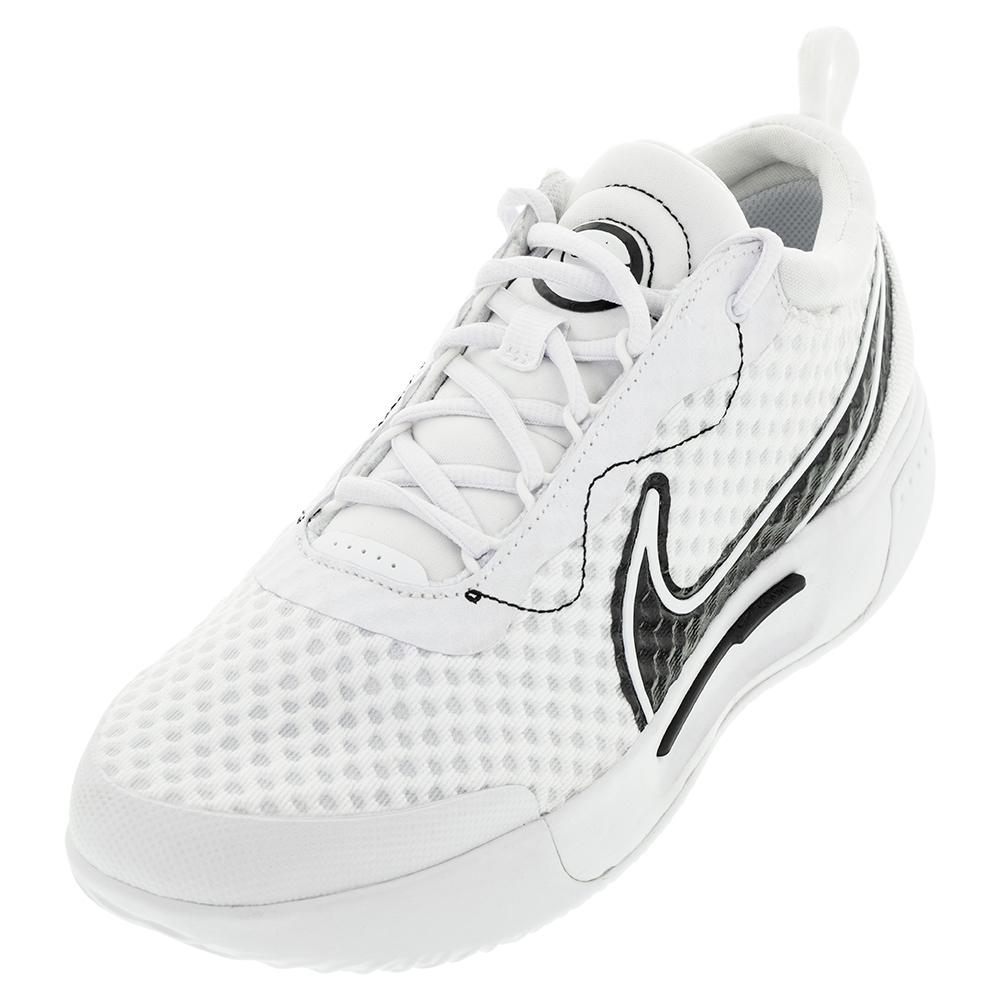 NikeCourt Men`s Zoom Tennis Shoes White and Black