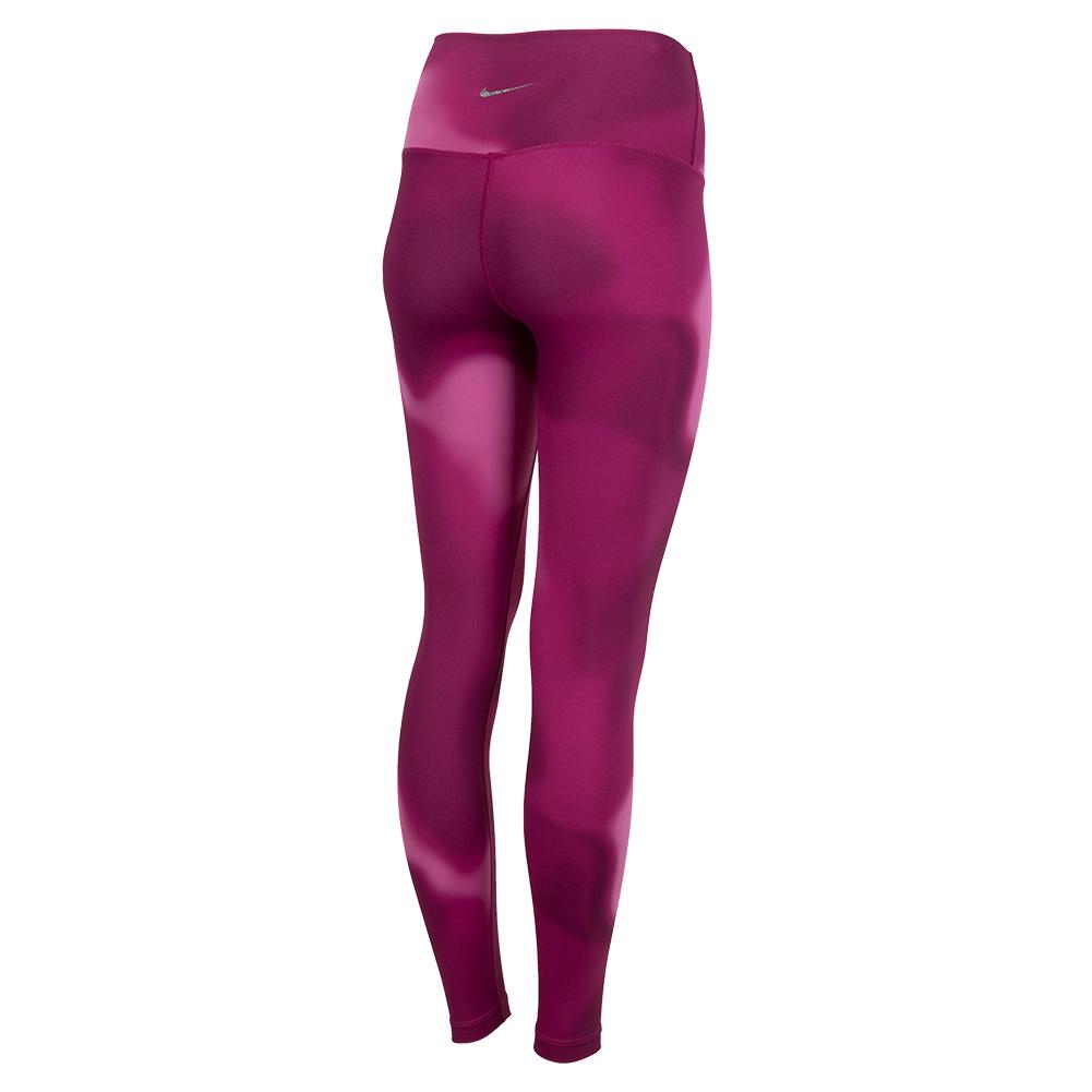 Nike Running Dri-Fit Fast Mid Rise Camo Leggings In Pink-Black, DM7719-610