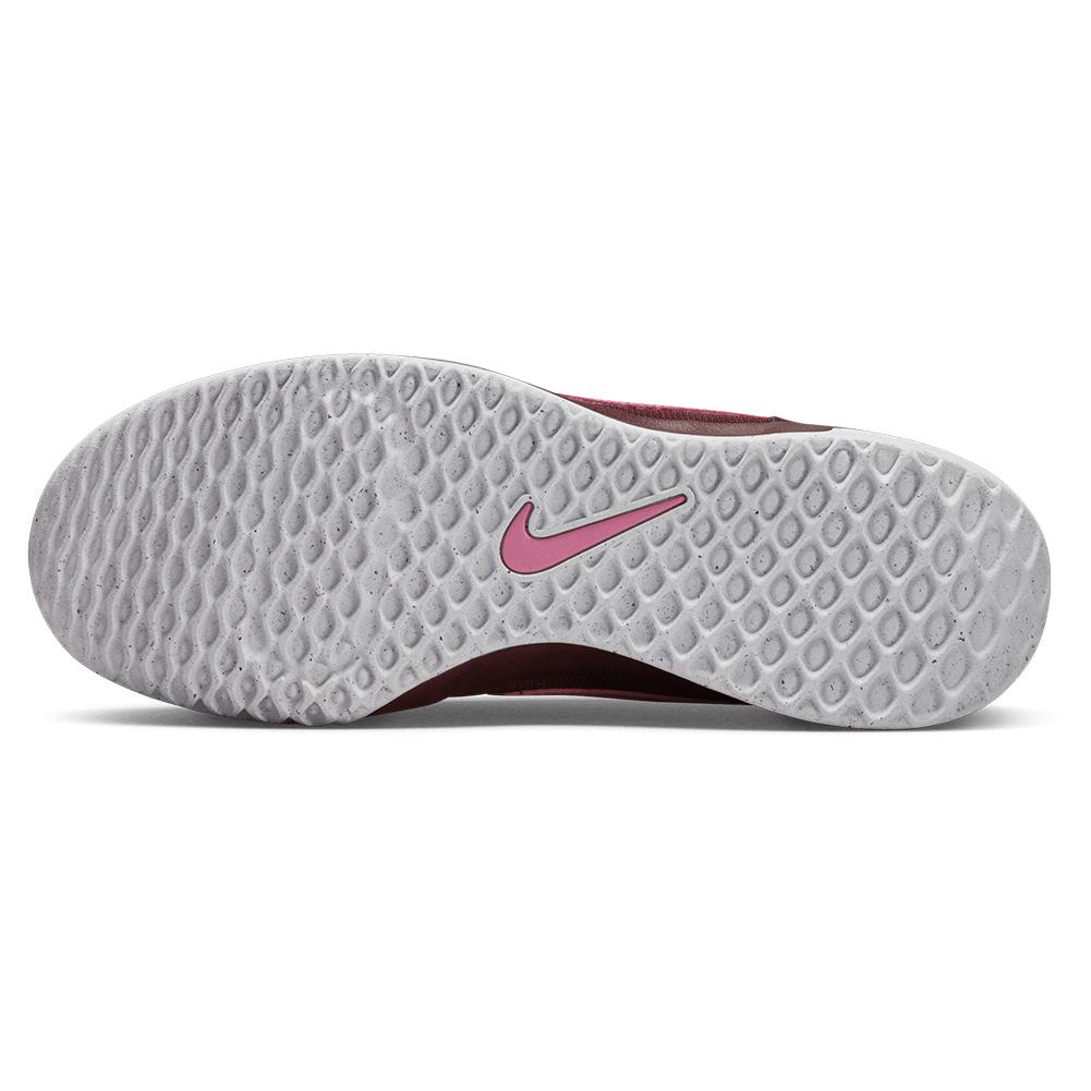 NikeCourt Women`s Zoom Court Lite 3 Premium Tennis Shoes Burgundy Crush ...