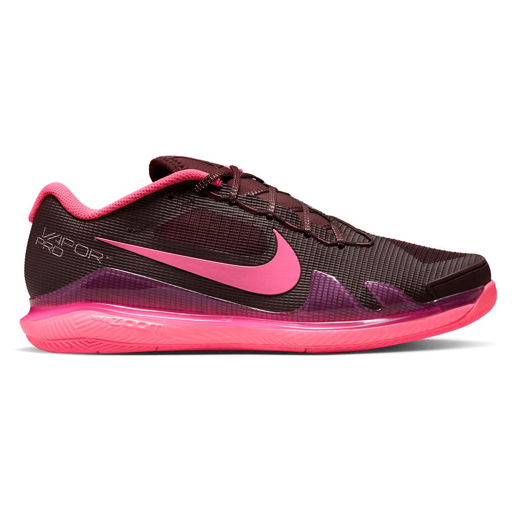 NikeCourt Women`s Air Zoom Vapor Pro Premium Tennis Shoes Burgundy ...
