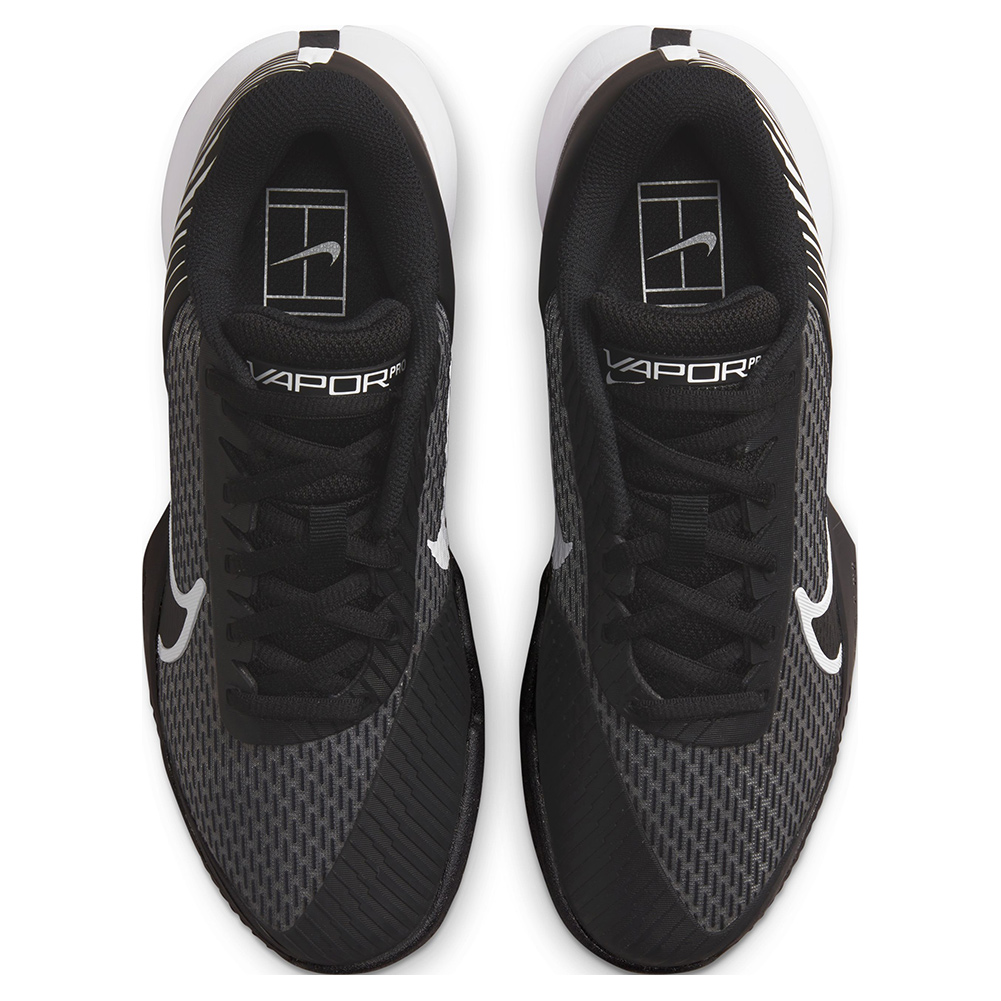 NikeCourt Women`s Air Zoom Vapor Pro 2 Tennis Shoes Black and White