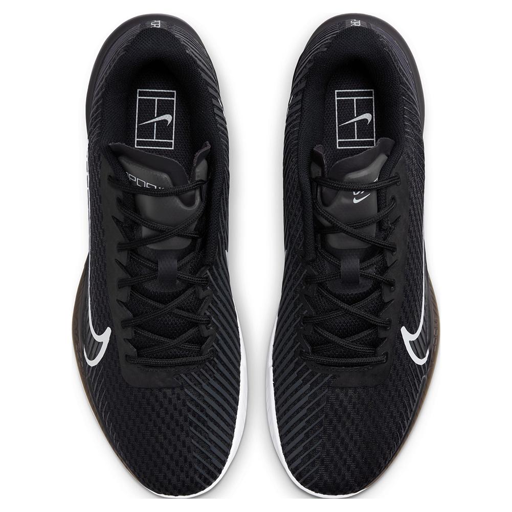 NikeCourt Men`s Air Zoom Vapor 11 Tennis Shoes Black and White
