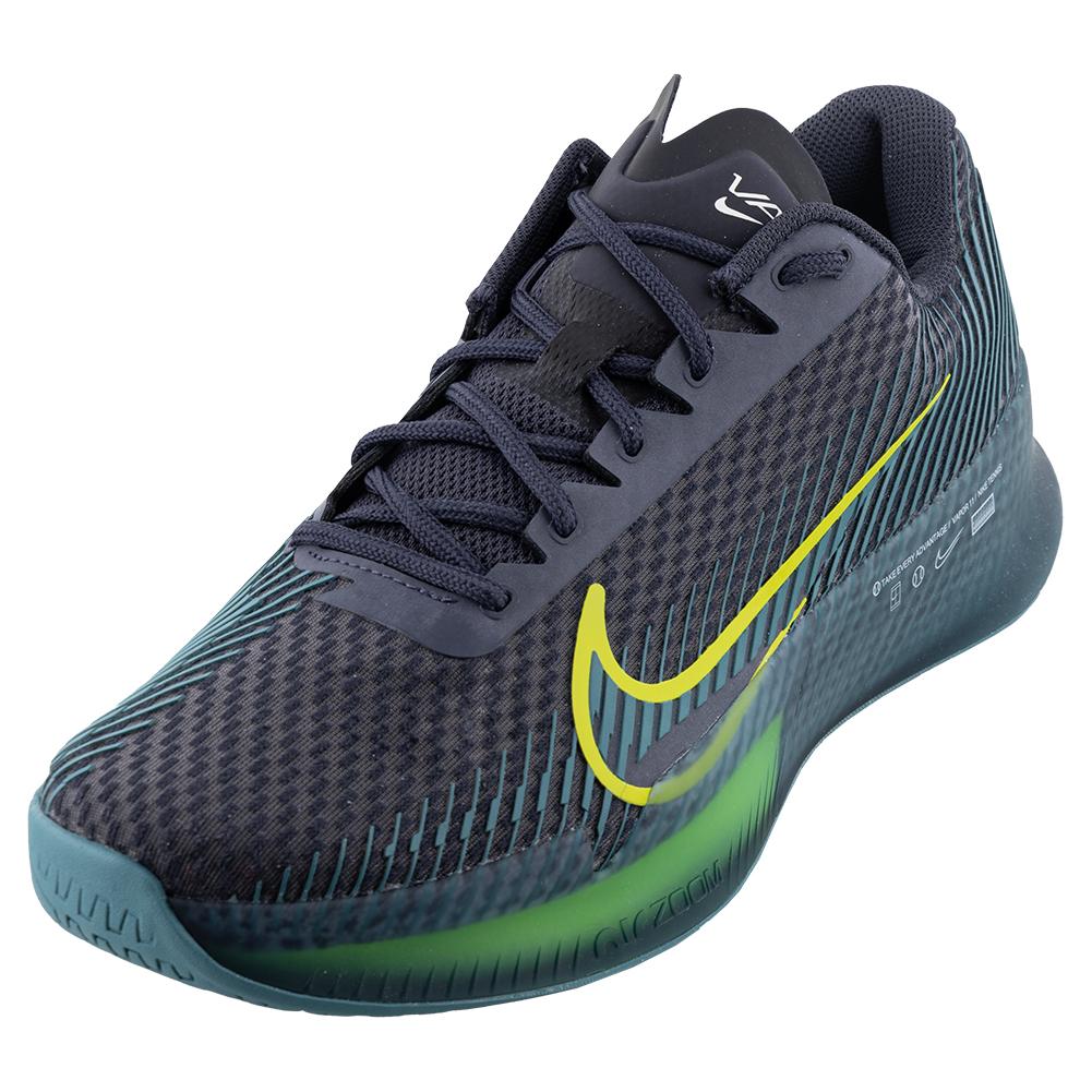 NikeCourt Men`s Air Zoom Vapor 11 Tennis Shoes Gridiron and Bright Cactus
