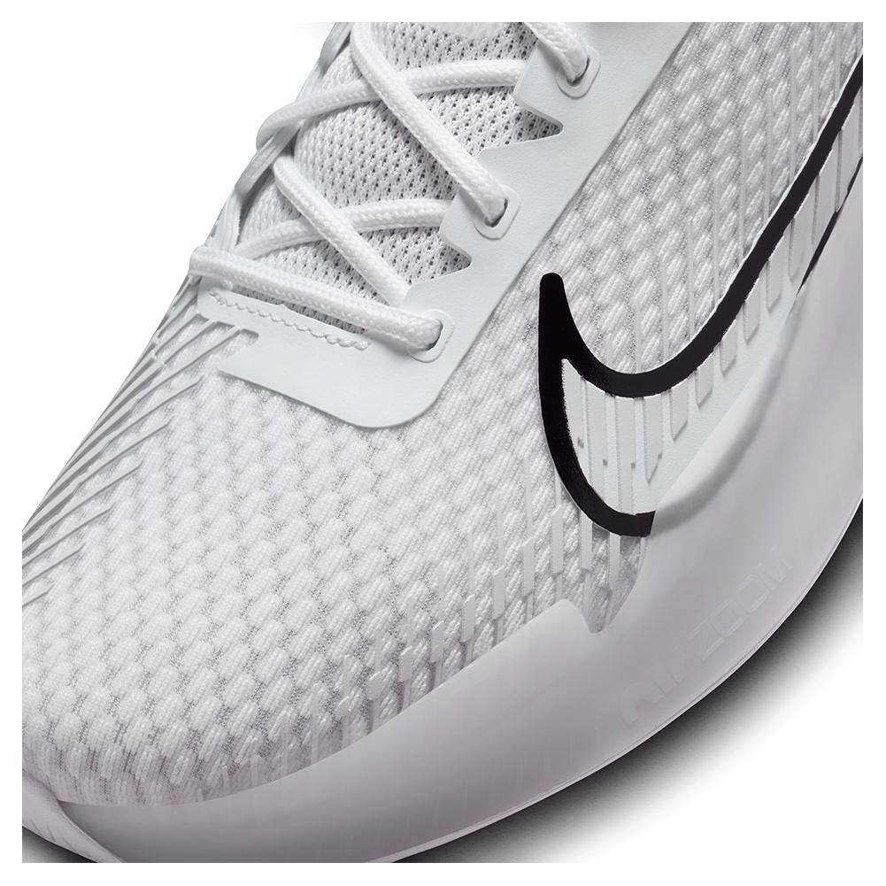 NikeCourt Men`s Zoom Vapor 11 Tennis Shoes White and Black
