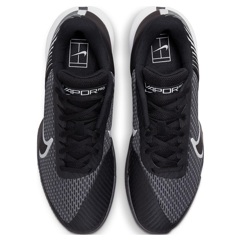 NikeCourt Men`s Air Zoom Vapor 2 Tennis Shoes Black and
