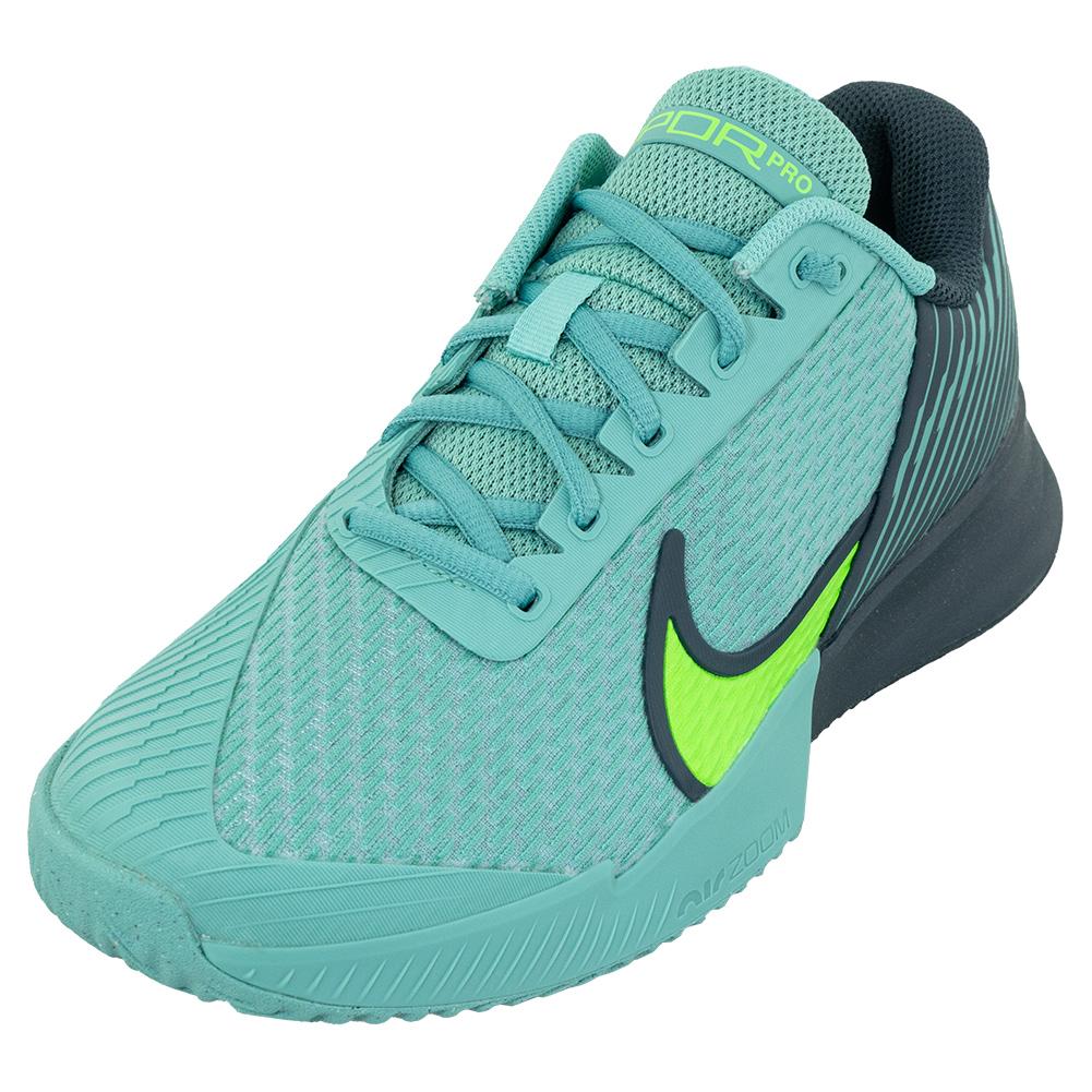 NikeCourt Air Zoom Vapor Pro 2 Clay Tennis Washed Teal and Green Strike