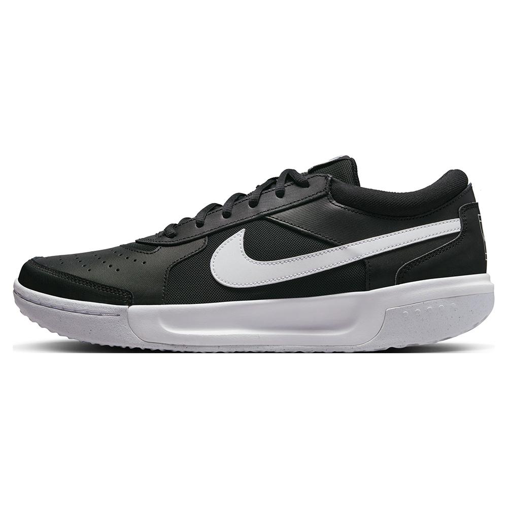 NikeCourt Juniors` Zoom Court Lite 3 Tennis Shoes Black and White