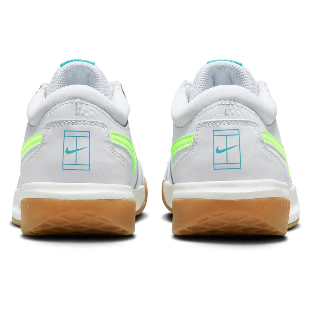 NikeCourt Women`s Court 3 Tennis Shoes White and Blast