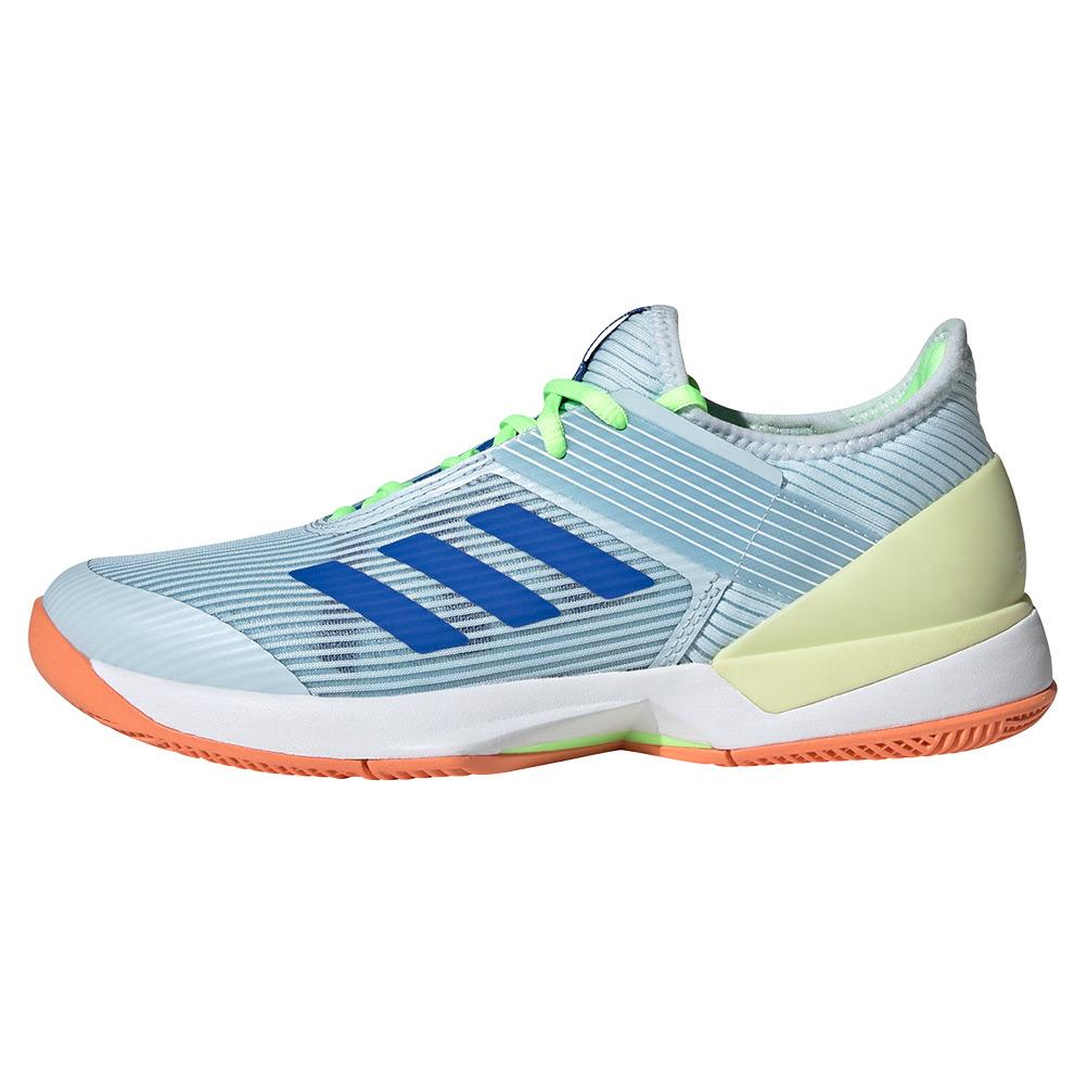 light blue adidas tennis shoes