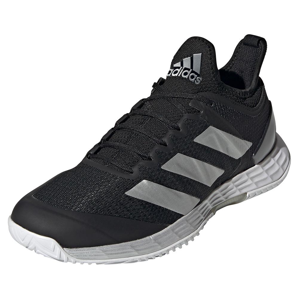 adidas Women`s adizero Ubersonic 4 Tennis Shoes Core Black and Silver ...