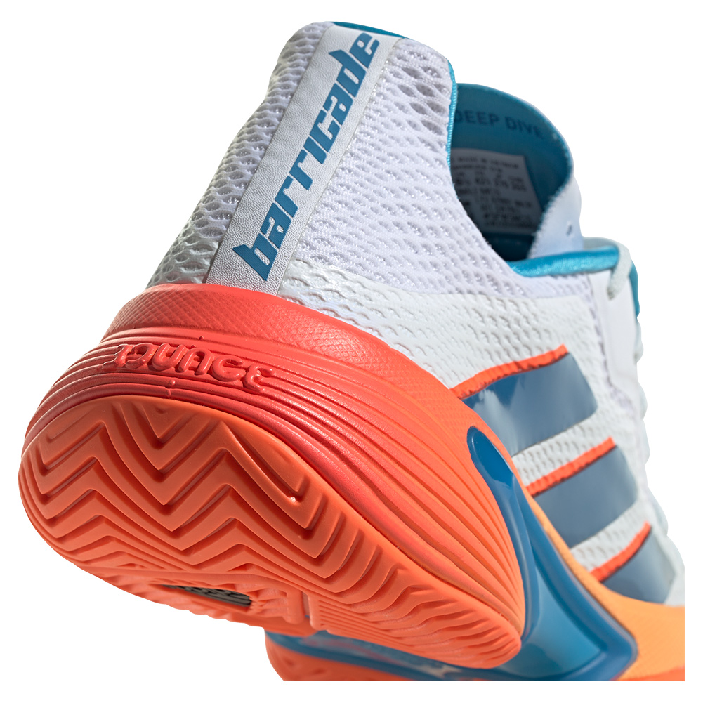 adidas Men`s Tennis Shoes Blue Tint S18 and Rush