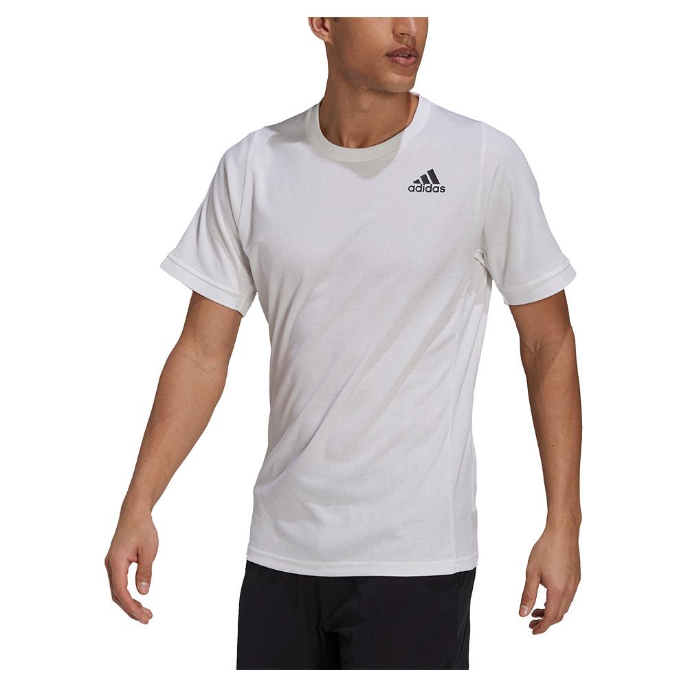 adidas Men`s Freelift Tennis Top White & Black