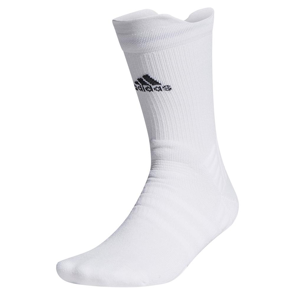 adidas Cushioned Crew Performance Tennis Socks White and Black