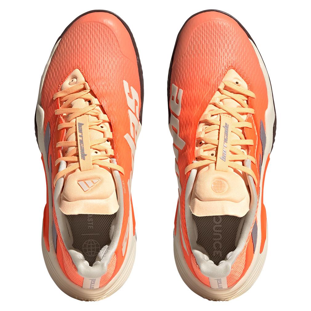 adidas Women`s Barricade Tennis Solar Orange and Taupe Metallic