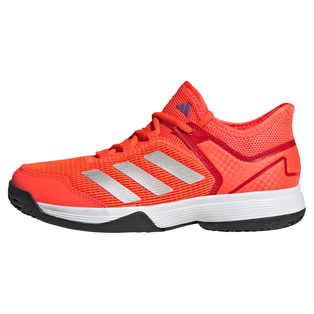 adidas Juniors` Ubersonic 4 Shoes Solar Red and Silver Metallic