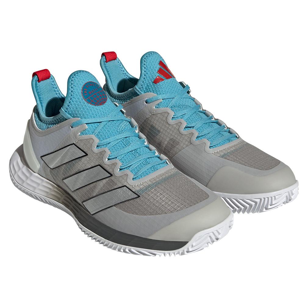 adidas Women`s adizero Ubersonic 4 Clay Tennis Shoes Metal Grey and ...