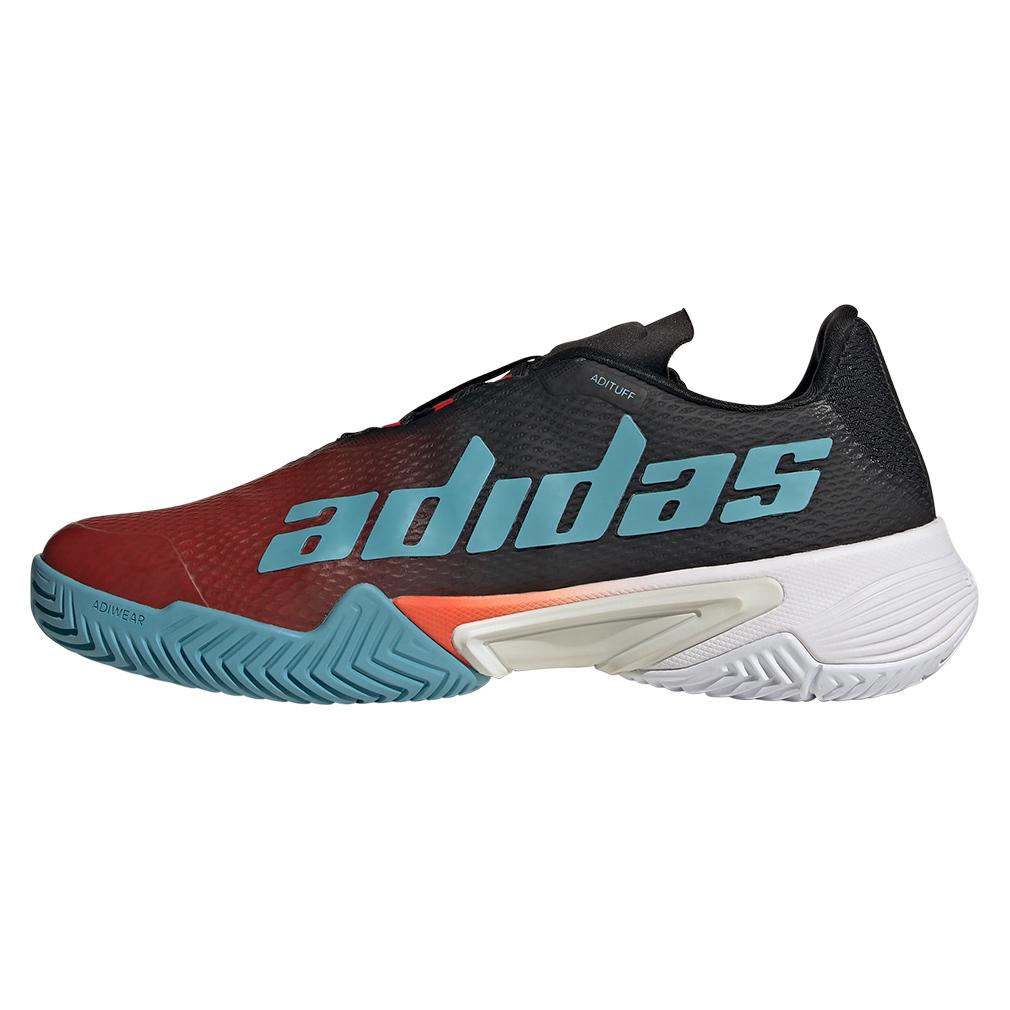adidas Barricade Tennis Shoes Preloved Red and Blue
