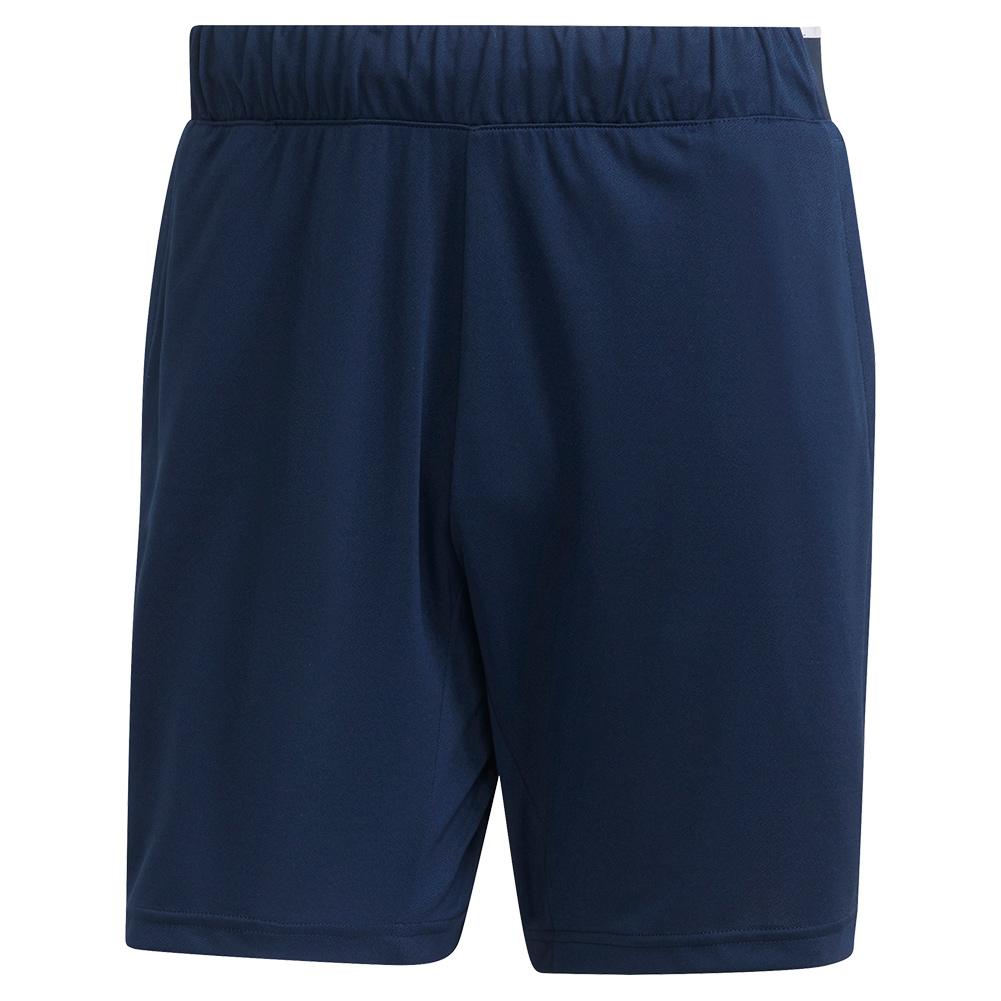 adidas Men`s HEAT.RDY 7 Inch Knitted Tennis Shorts Collegiate Navy