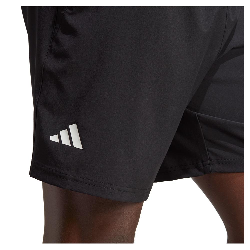 adidas Men`s Club Stretch Woven 9 Inch Tennis Shorts Black