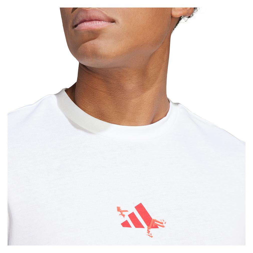adidas Men`s Paris Graphic T-Shirt White