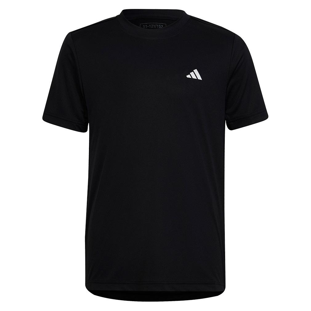 adidas Boy`s Club Tennis T-Shirt Black