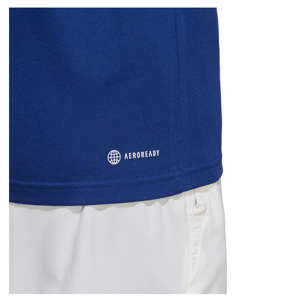 Adidas Men`s Category Graphic Tennis T-Shirt Victory Blue