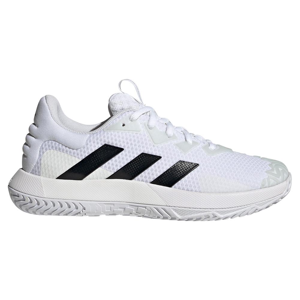 adidas Men`s SoleMatch Control Tennis Shoes White and Black
