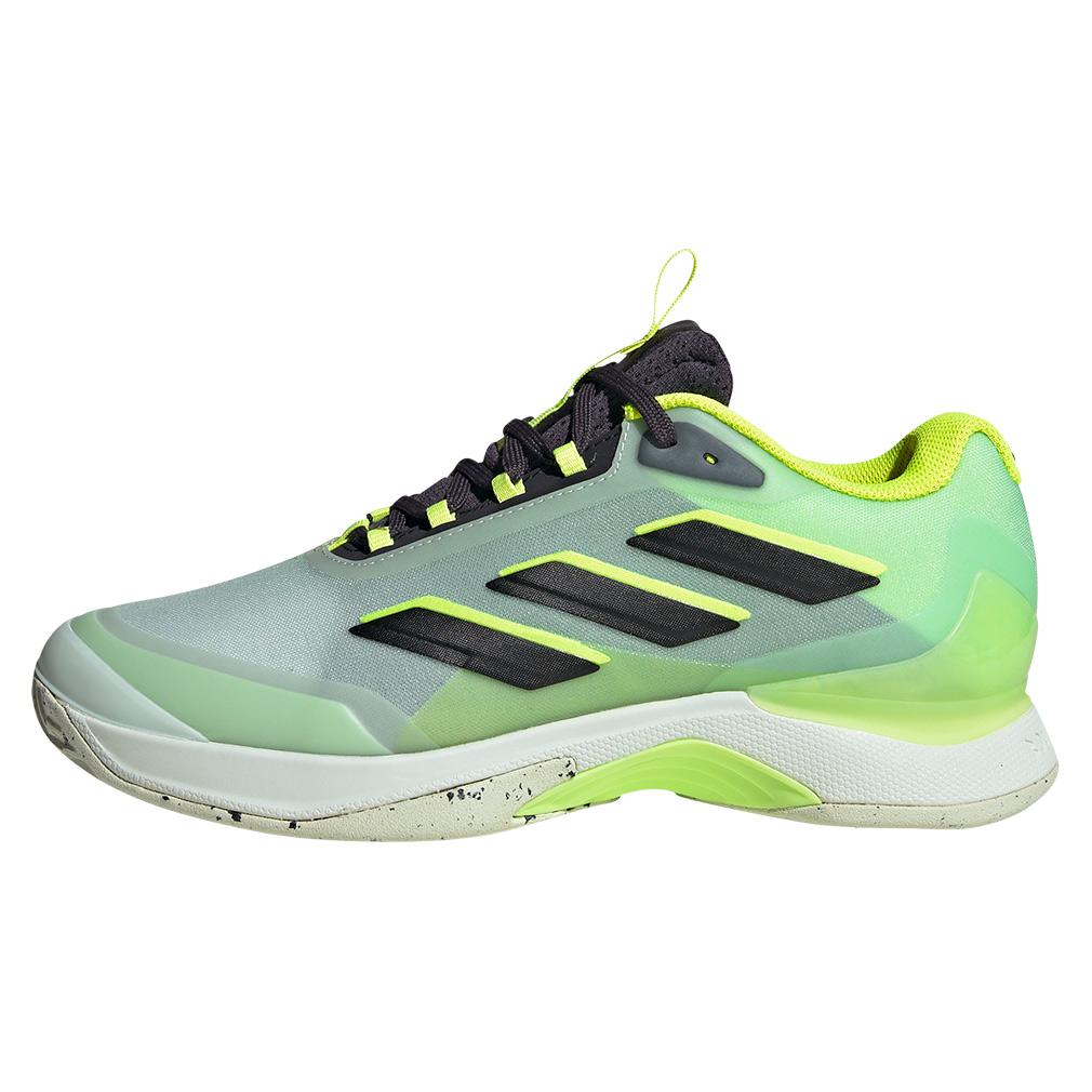 adidas Women`s Avacourt 2 Tennis Shoes Green Spark and Black