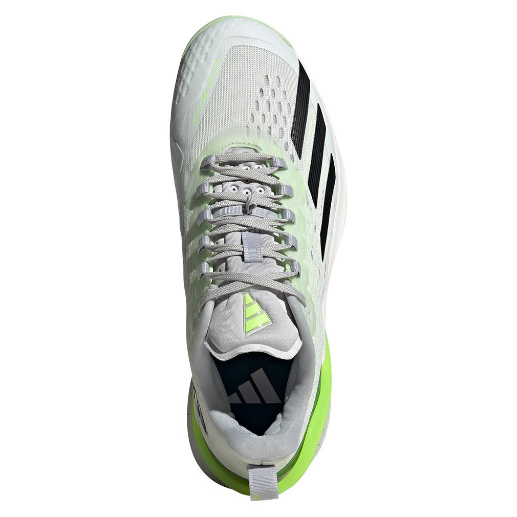 adidas Men`s adizero Cybersonic Tennis Shoes Crystal Jade and Core Black