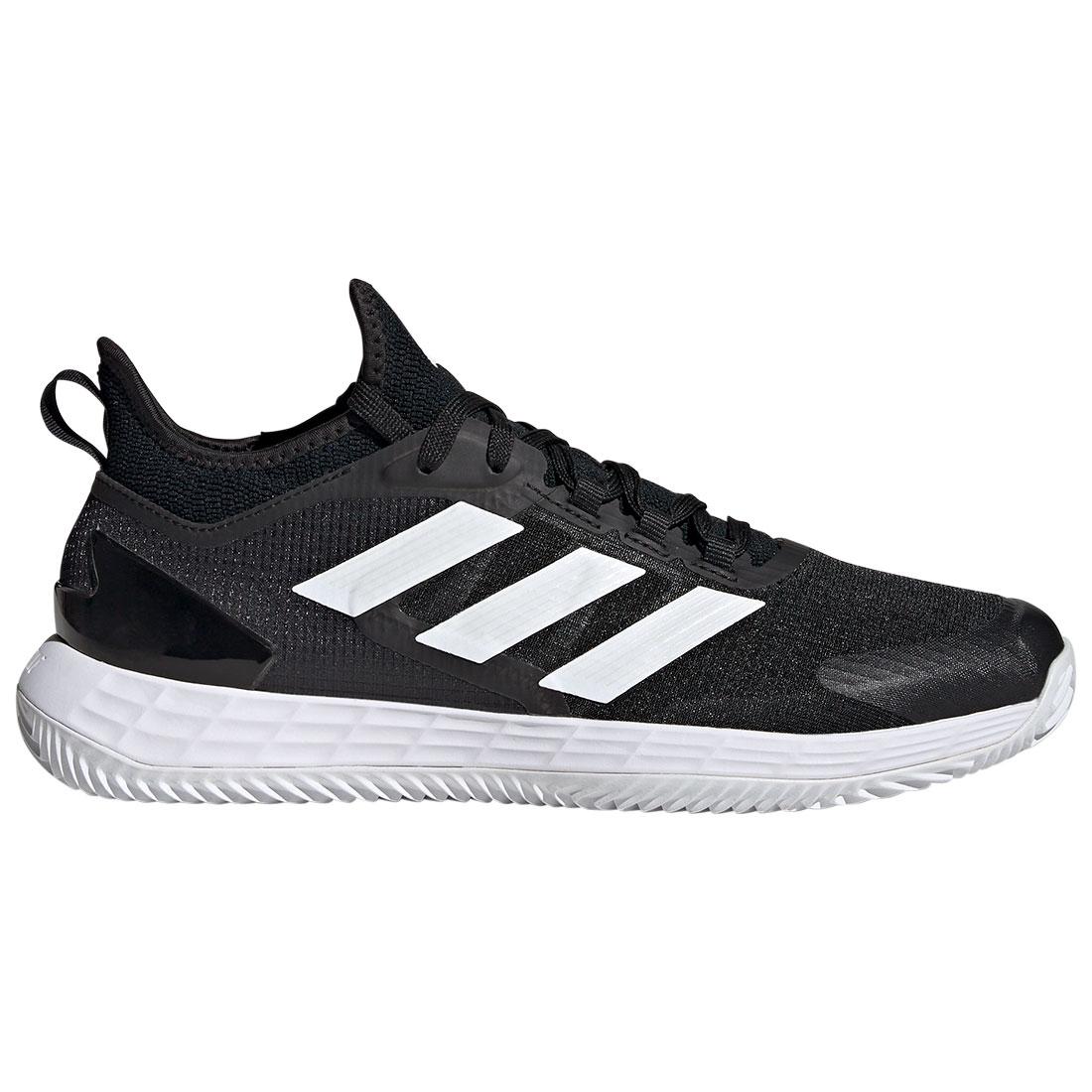 adidas Men`s Adizero Ubersonic 4.1 Clay Tennis Shoes Black and White