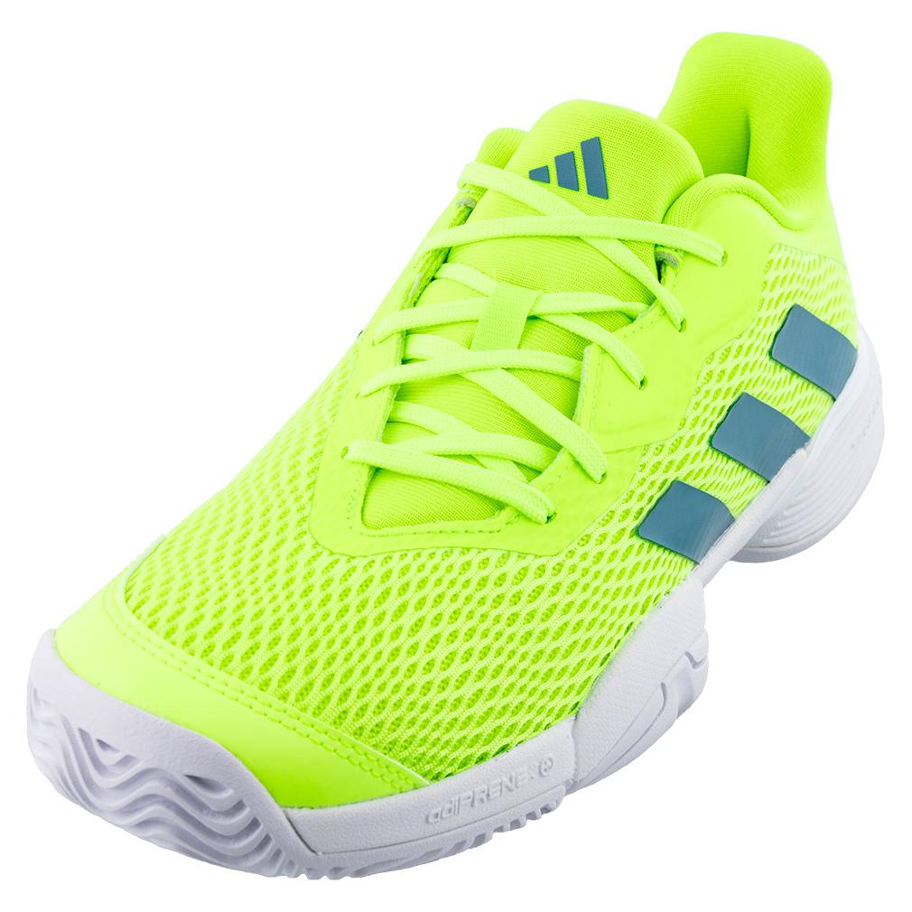 adidas Junior`s Barricade Shoes Lucid Lemon and Arctic Fusion