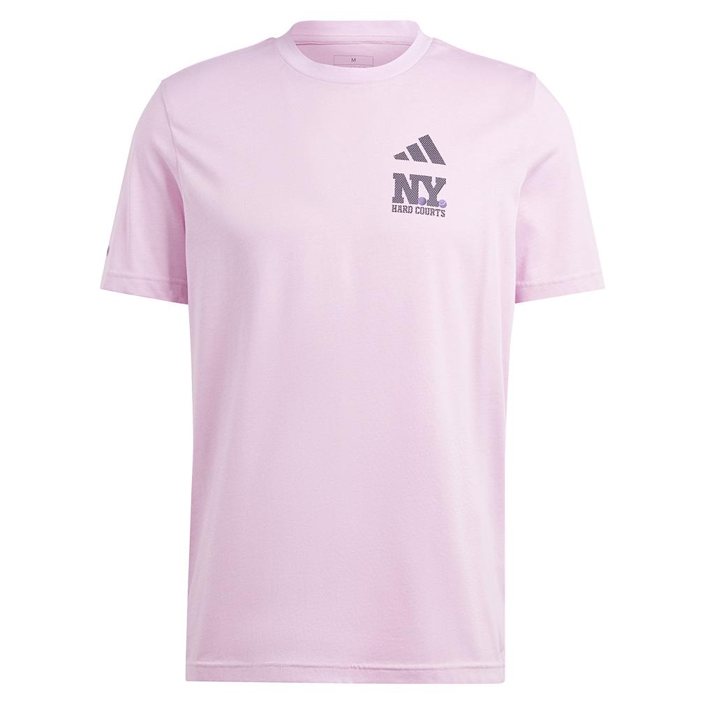 adidas Men`s US Graphic Tennis Top Bliss Lilac